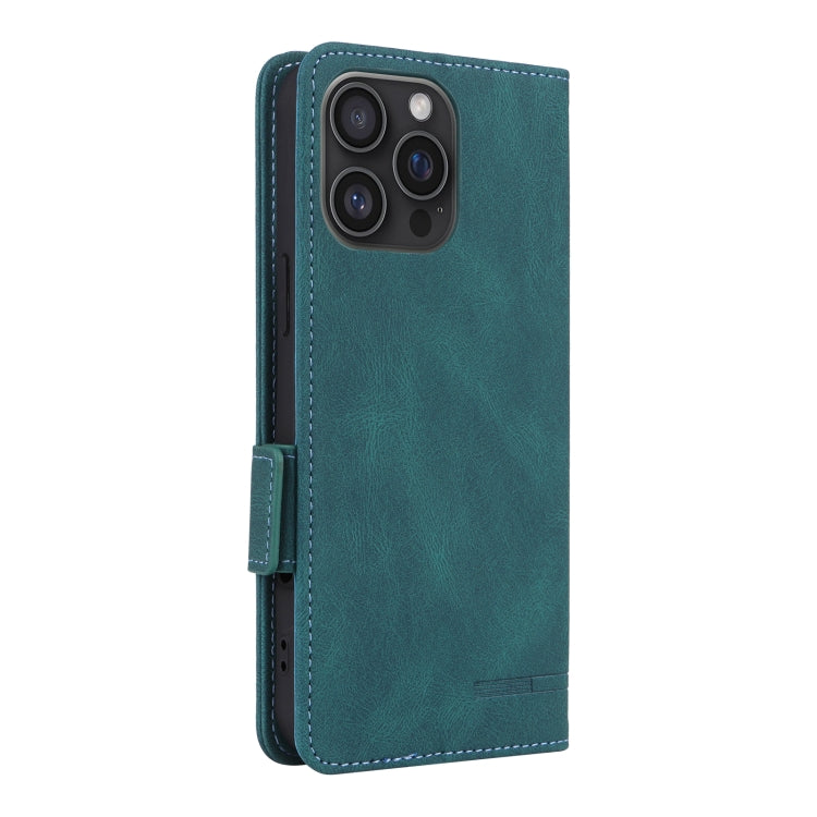 For iPhone 16 Pro Magnetic Clasp Leather Phone Case