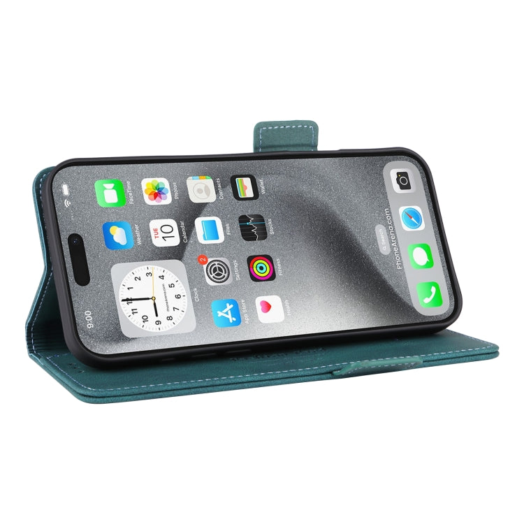 For iPhone 16 Pro Max Magnetic Clasp Leather Phone Case