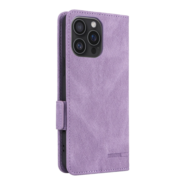 For iPhone 16 Pro Max Magnetic Clasp Leather Phone Case