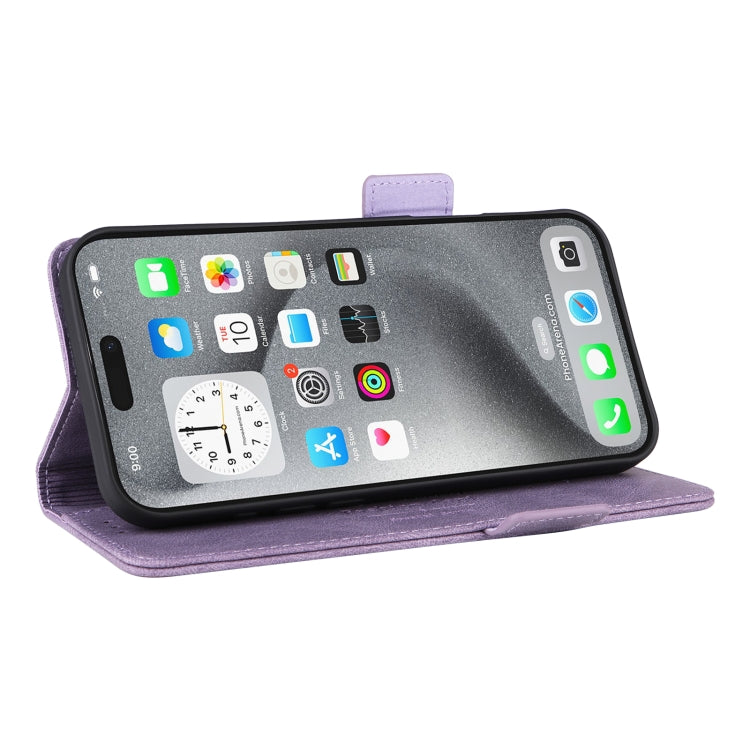 For iPhone 16 Pro Max Magnetic Clasp Leather Phone Case