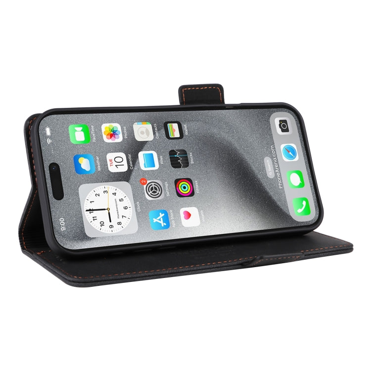 For iPhone 16 Pro Max Magnetic Clasp Leather Phone Case