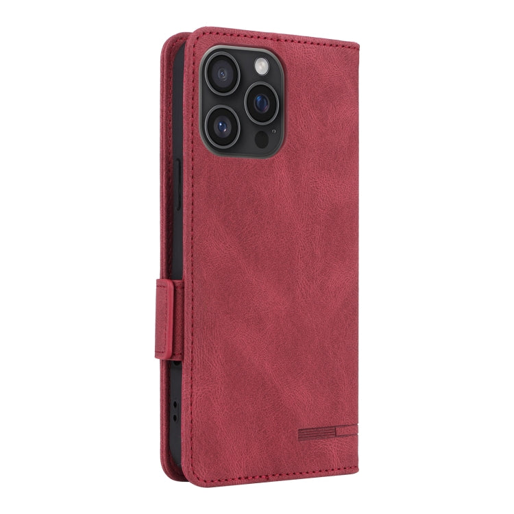For iPhone 16 Pro Max Magnetic Clasp Leather Phone Case