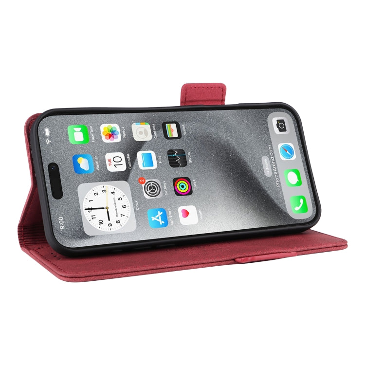 For iPhone 16 Pro Max Magnetic Clasp Leather Phone Case