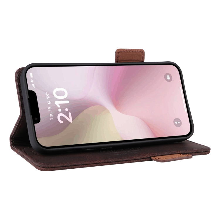 For iPhone 17e / 16e Magnetic Clasp Leather Phone Case