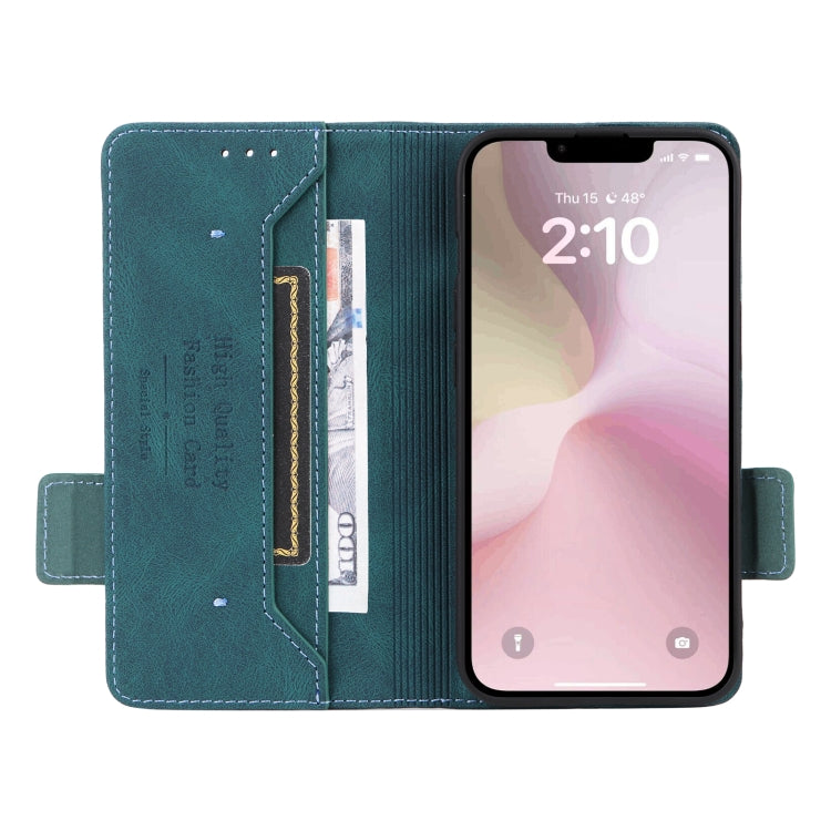 For iPhone 17e / 16e Magnetic Clasp Leather Phone Case