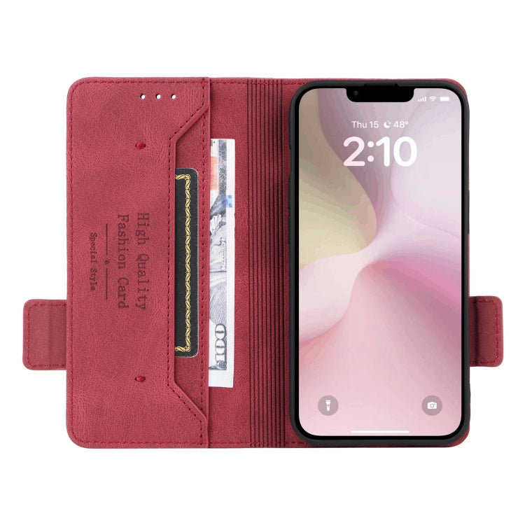 For iPhone 17e / 16e Magnetic Clasp Leather Phone Case