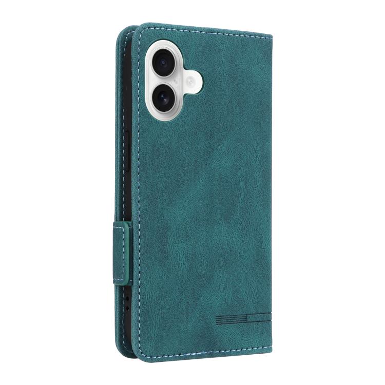 For iPhone 17 Magnetic Clasp Leather Phone Case