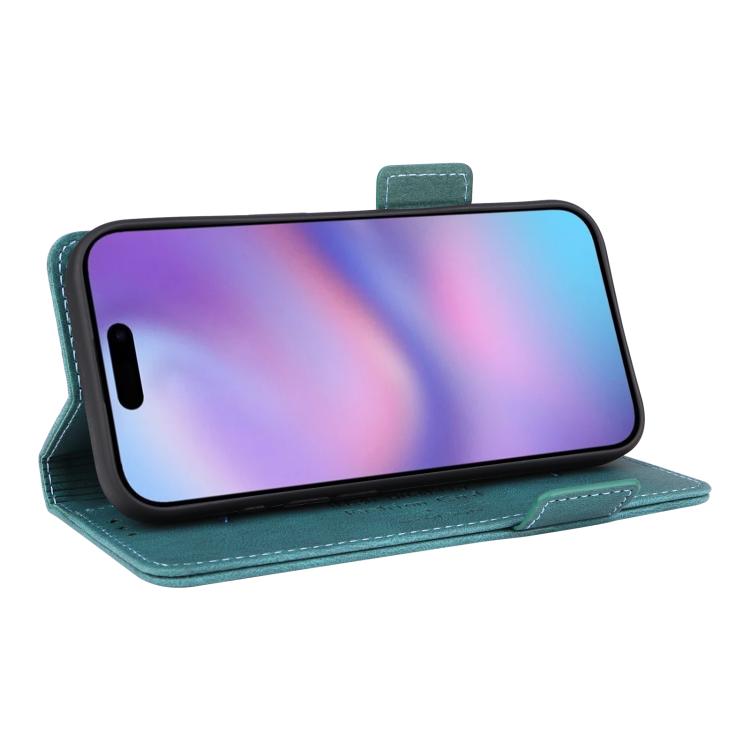 For iPhone 17 Magnetic Clasp Leather Phone Case