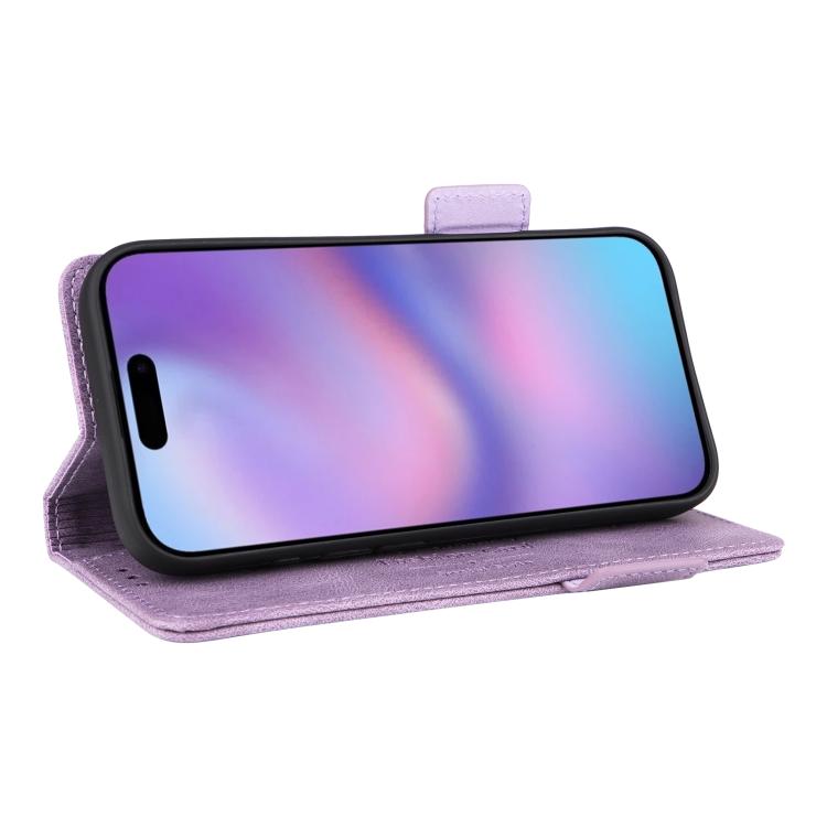 For iPhone 17 Magnetic Clasp Leather Phone Case