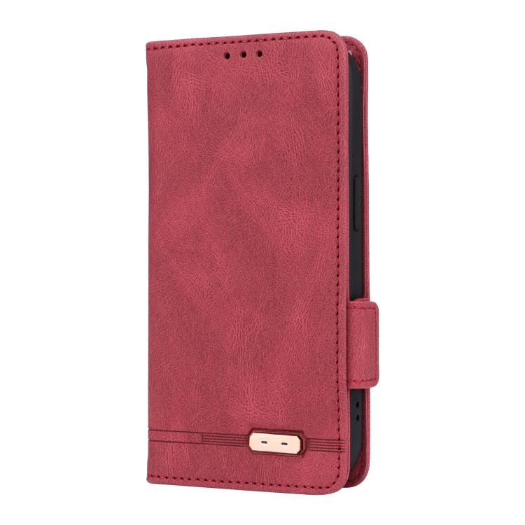 For iPhone 17 Magnetic Clasp Leather Phone Case