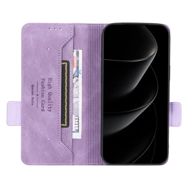 For iPhone 17 Pro Magnetic Clasp Leather Phone Case