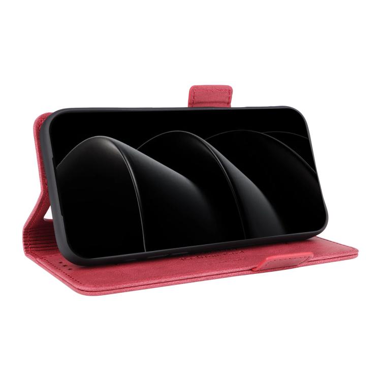 For iPhone 17 Pro Magnetic Clasp Leather Phone Case