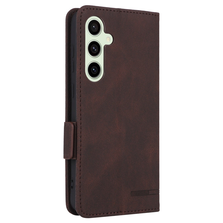 For Samsung Galaxy S24 FE 5G Magnetic Clasp Leather Phone Case