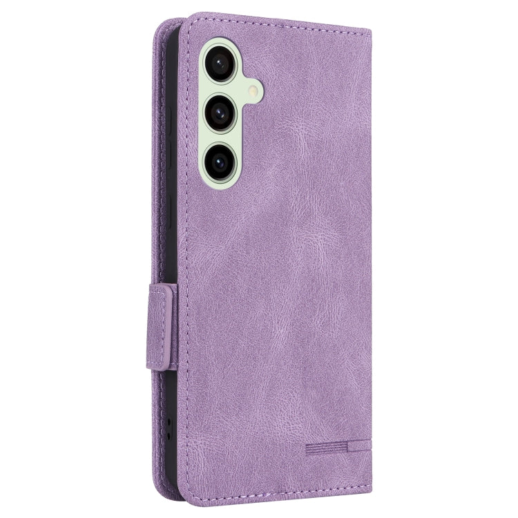 For Samsung Galaxy S24 FE 5G Magnetic Clasp Leather Phone Case