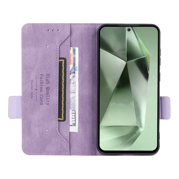 For Samsung Galaxy S24 FE 5G Magnetic Clasp Leather Phone Case