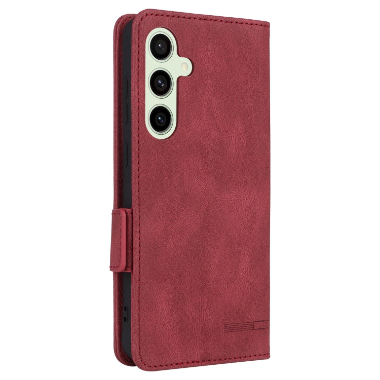 For Samsung Galaxy S24 FE 5G Magnetic Clasp Leather Phone Case