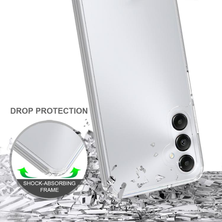 For Samsung Galaxy M14 4G Scratchproof Acrylic TPU Phone Case - Transparent