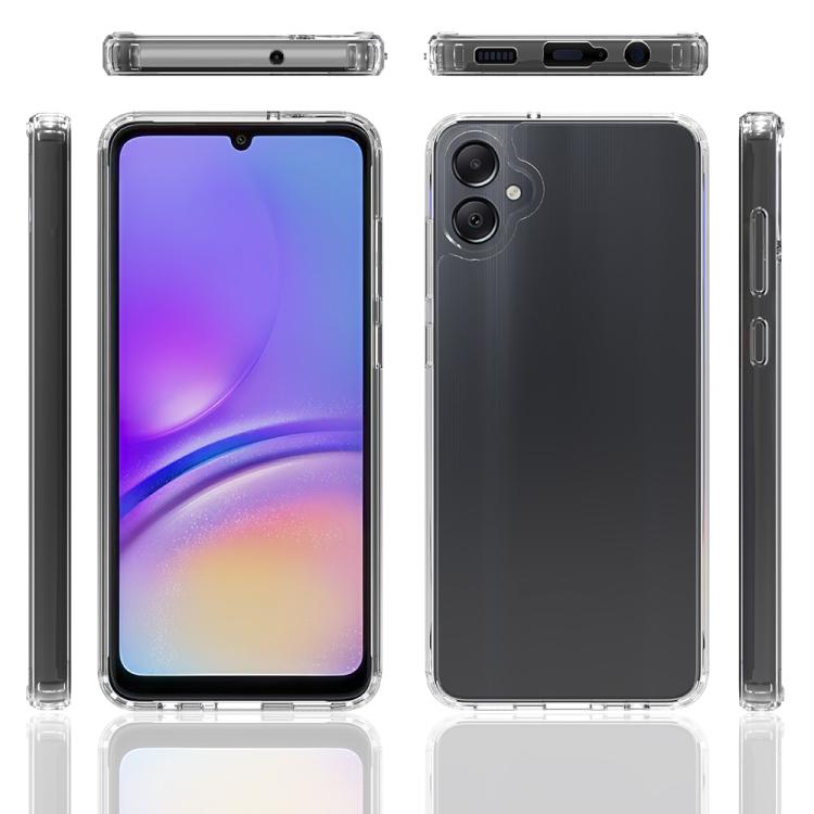 For Samsung Galaxy M05 / F05 Scratchproof Acrylic TPU Phone Case - Transparent