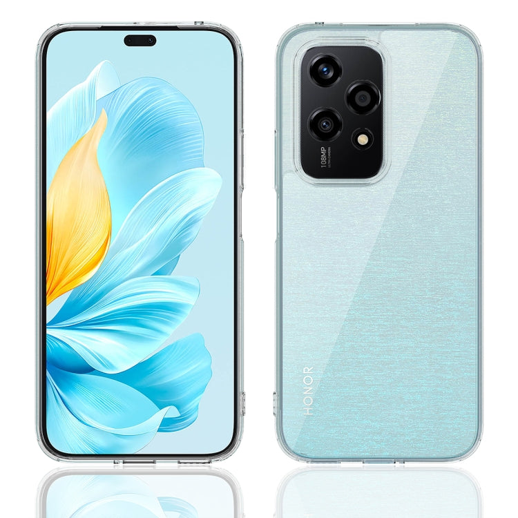 For Honor 200 Lite Global Scratchproof Acrylic TPU Phone Case - Transparent