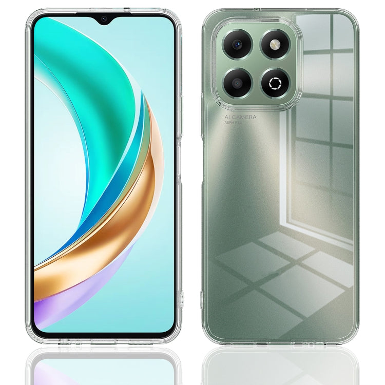 For Honor X6b 4G Scratchproof Acrylic TPU Phone Case - Transparent
