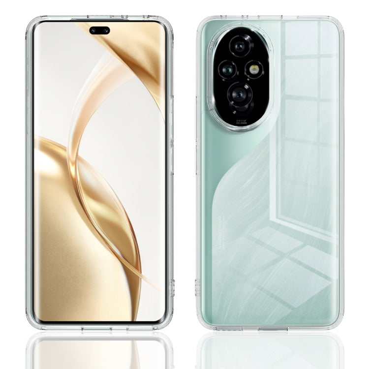For Honor 200 Pro Scratchproof Acrylic TPU Phone Case - Transparent