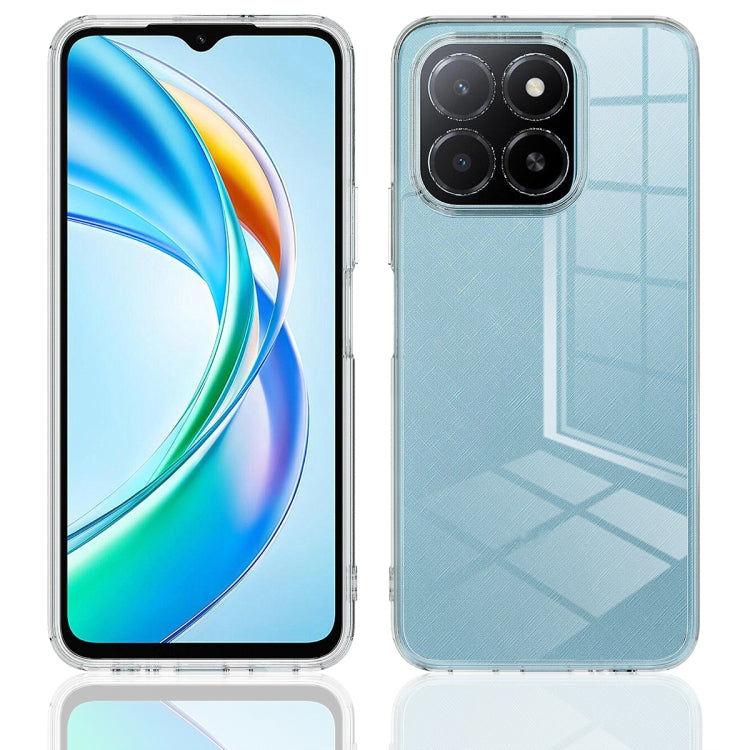 For Honor X5b / X5b Plus Scratchproof Acrylic TPU Phone Case - Transparent