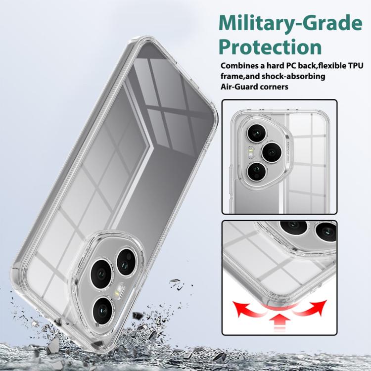 For Honor 400 Pro Global 160.8mm Scratchproof Acrylic TPU Phone Case - Transparent