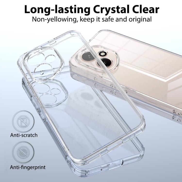 For Honor 400 Global 156.5mm Scratchproof Acrylic TPU Phone Case - Transparent