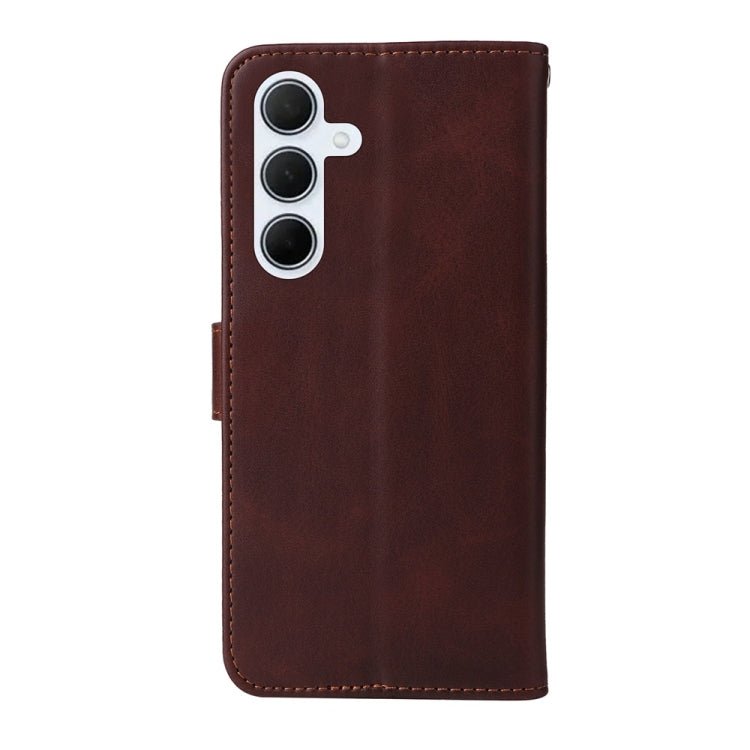 For Samsung Galaxy M35 Classic Calf Texture Flip Leather Phone Case