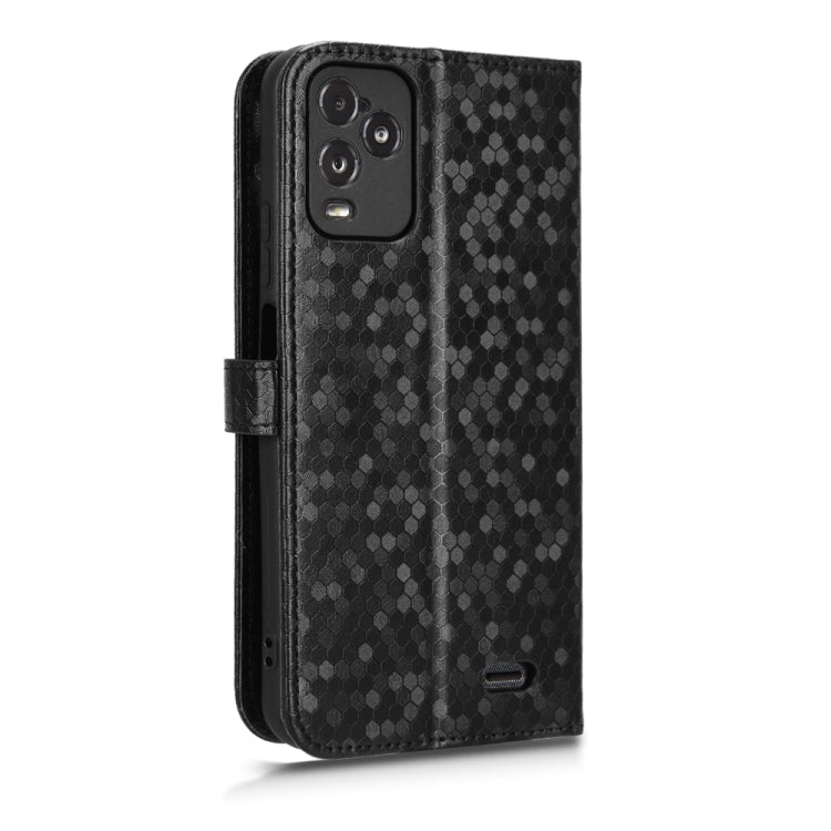 For BLU View 5 Pro Honeycomb Dot Texture Leather Phone Case