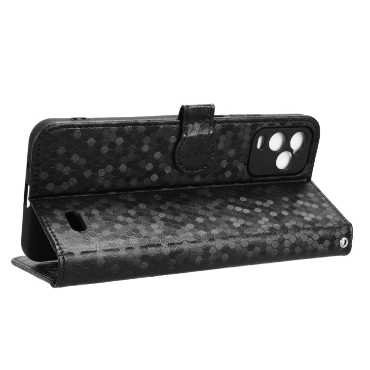 For BLU View 5 Pro Honeycomb Dot Texture Leather Phone Case