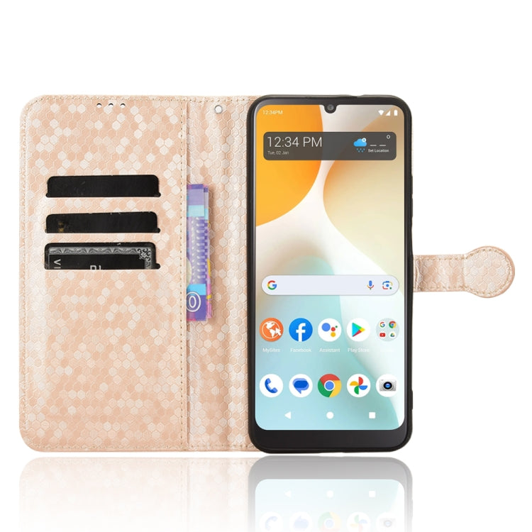 For BLU View 5 Pro Honeycomb Dot Texture Leather Phone Case