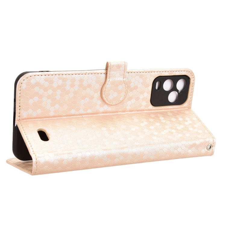 For BLU View 5 Pro Honeycomb Dot Texture Leather Phone Case