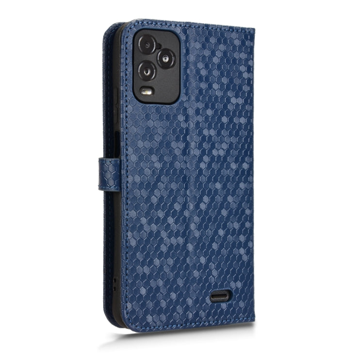 For BLU View 5 Pro Honeycomb Dot Texture Leather Phone Case
