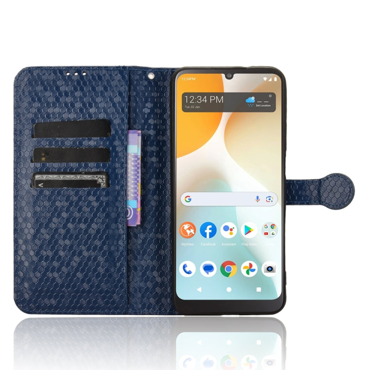 For BLU View 5 Pro Honeycomb Dot Texture Leather Phone Case
