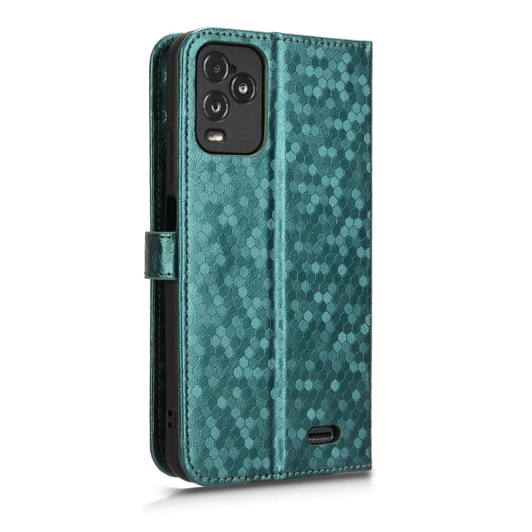 For BLU View 5 Pro Honeycomb Dot Texture Leather Phone Case