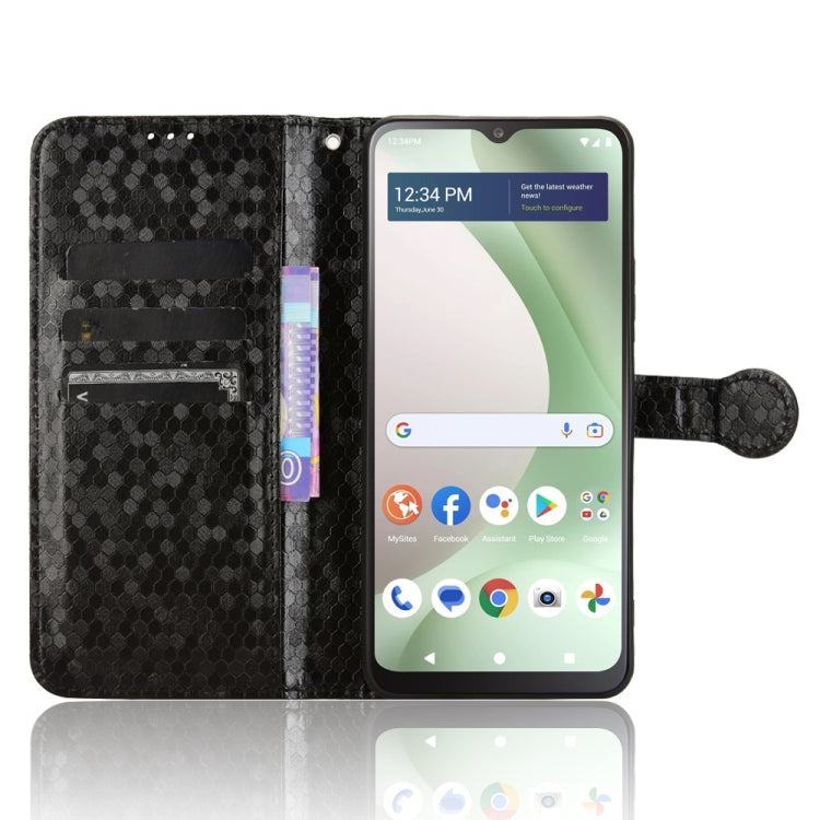For BLU View 5 Honeycomb Dot Texture Leather Phone Case