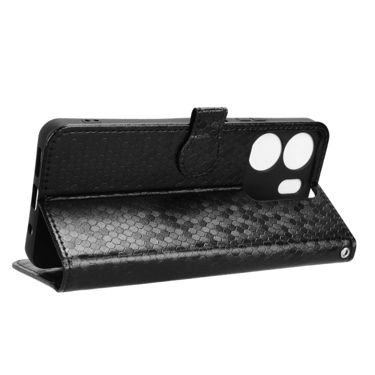 For BLU View 5 Honeycomb Dot Texture Leather Phone Case