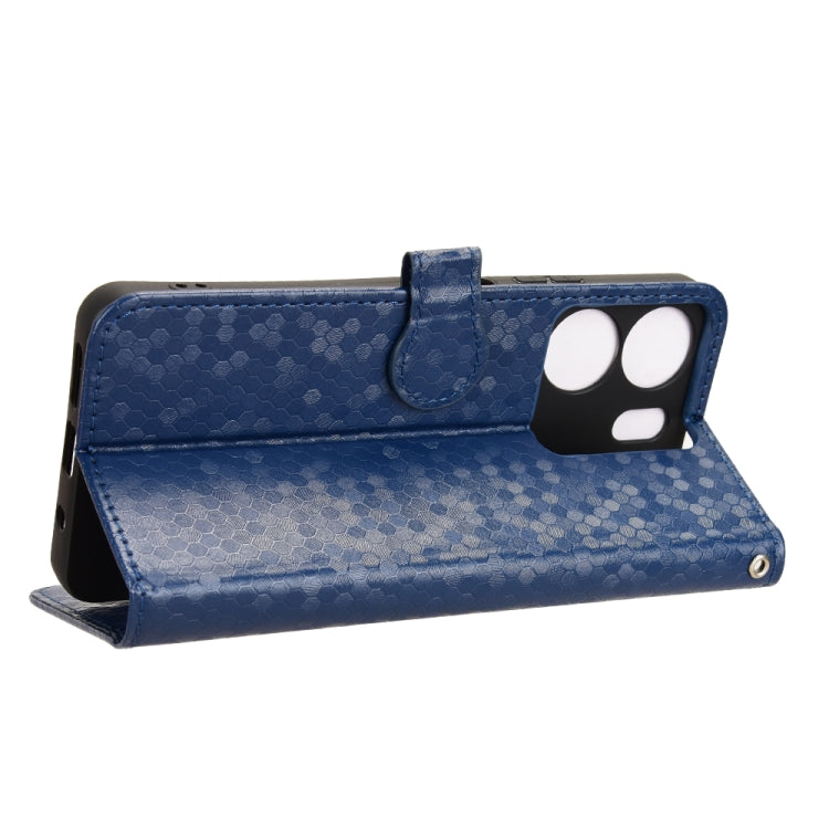 For BLU View 5 Honeycomb Dot Texture Leather Phone Case