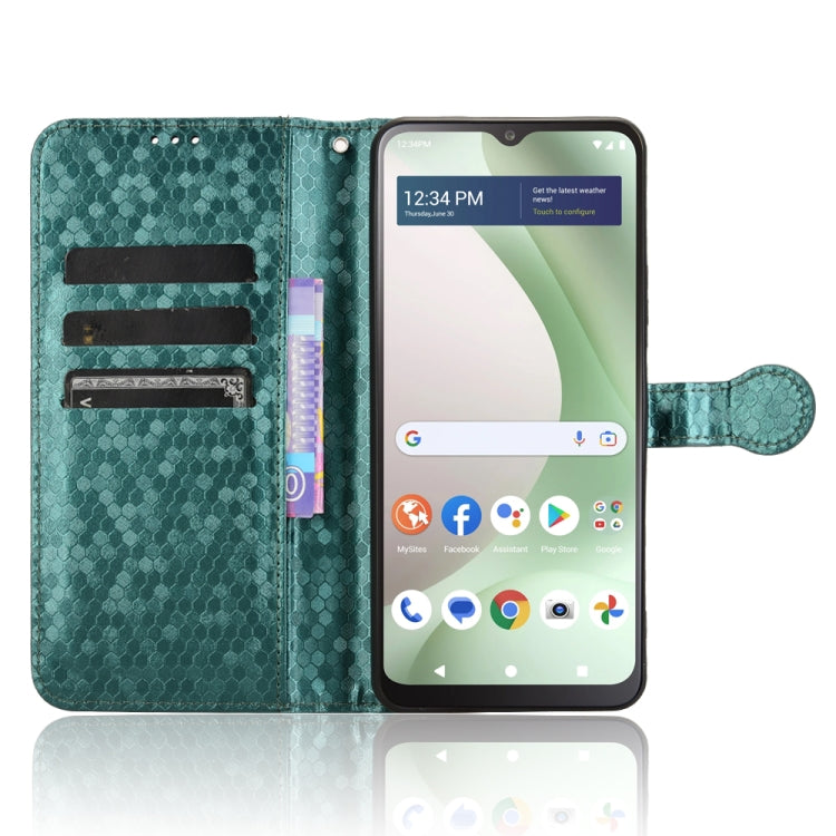 For BLU View 5 Honeycomb Dot Texture Leather Phone Case