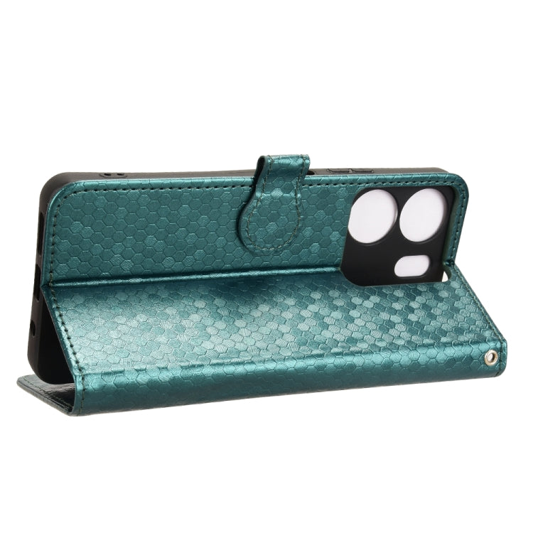 For BLU View 5 Honeycomb Dot Texture Leather Phone Case