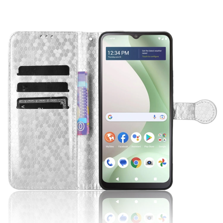 For BLU View 5 Honeycomb Dot Texture Leather Phone Case