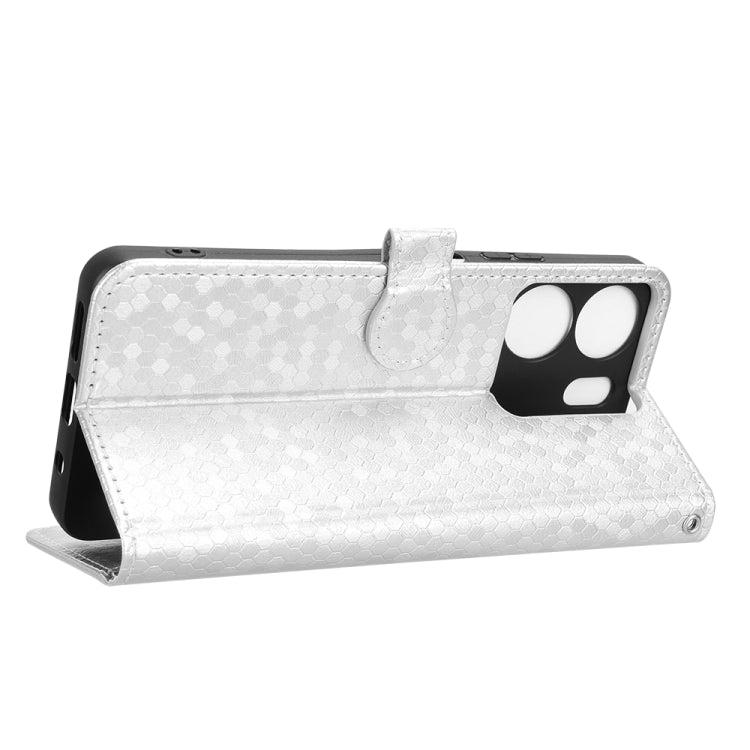 For BLU View 5 Honeycomb Dot Texture Leather Phone Case