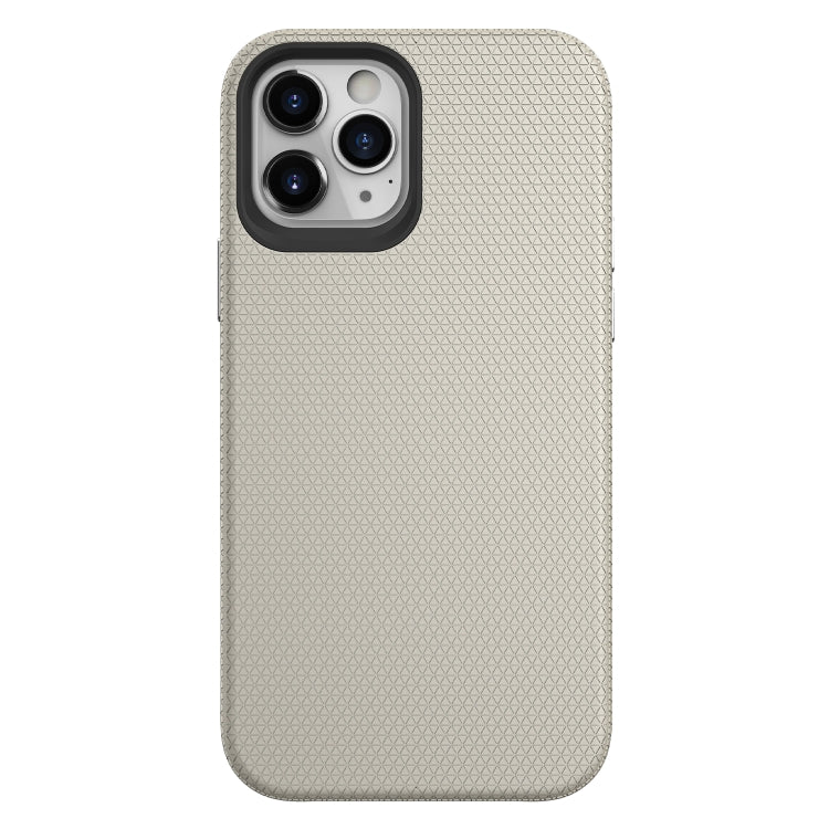 For iPhone 12 / 12 Pro Triangle Armor Texture TPU + PC Case