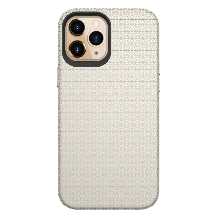 For iPhone 12 Pro Max Triangle Armor Texture TPU + PC Case