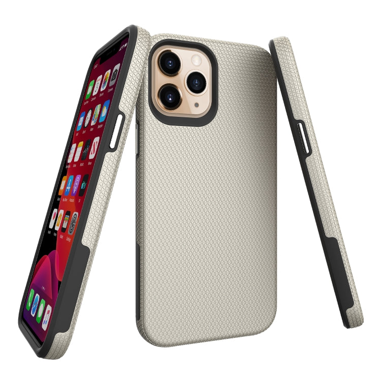 For iPhone 12 Pro Max Triangle Armor Texture TPU + PC Case