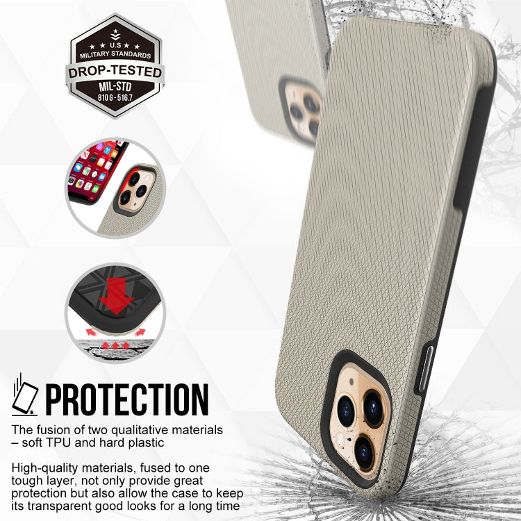 For iPhone 12 Pro Max Triangle Armor Texture TPU + PC Case