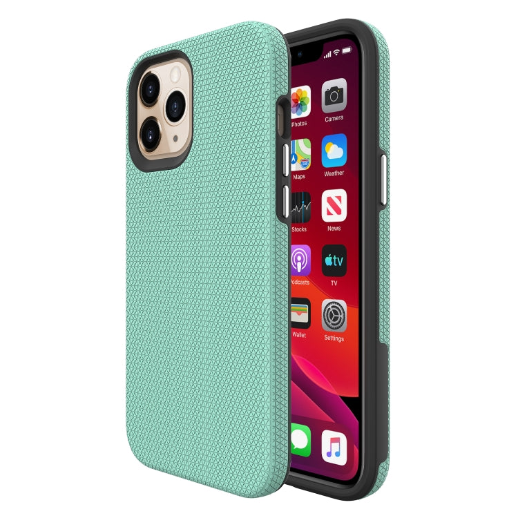 For iPhone 12 Pro Max Triangle Armor Texture TPU + PC Case