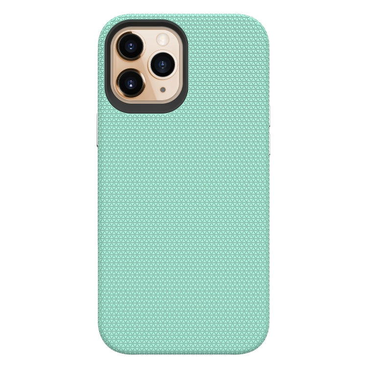 For iPhone 12 Pro Max Triangle Armor Texture TPU + PC Case