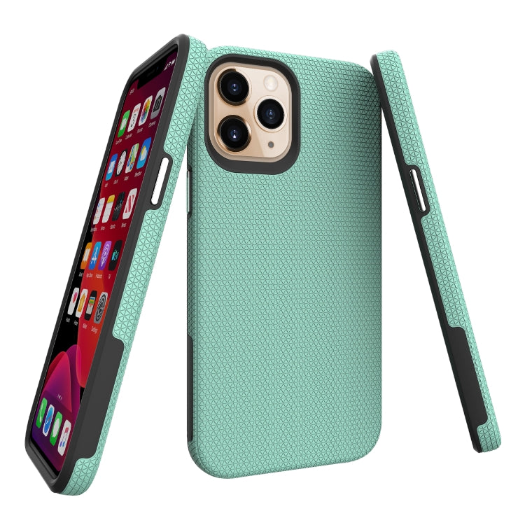 For iPhone 12 Pro Max Triangle Armor Texture TPU + PC Case